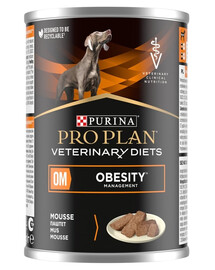 PURINA PRO PLAN Veterinary Diets Canine OM Obesity Management Mousse 400 g