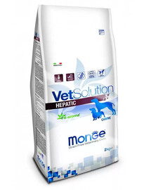 MONGE Vet Solution Dog Hepatic 2 kg pro psy s problémy s játry