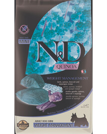 N&D Quinoa Dog Adult Mini Weight Management 2.5 kg