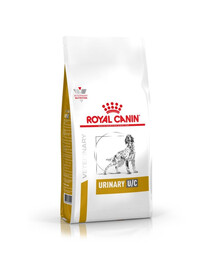 ROYAL CANIN Dog Urinary U/C Low Purine 2x2 kg suché krmivo pro dospělé psy k použití při léčbě recidivujících metabolických kamenů