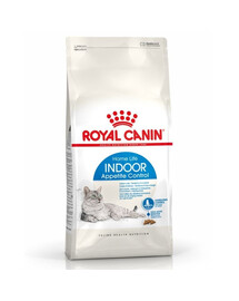 ROYAL CANIN Indoor Apetite Control 4x2 kg krmivo pro dospělé kočky žijící výhradně uvnitř a vyžadující krmivo