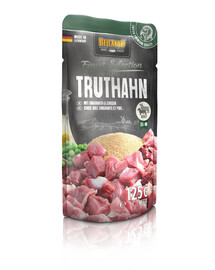 BELCANDO Finest Selection krůta, amarant a hrášek 6x125g kapsička pro psy