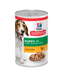 HILL'S Science Plan Canine Puppy Chicken 6x370 g pro štěňata