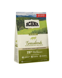 ACANA Grasslands Cat 4x1,8 kg s drůbeží, rybami a vejci