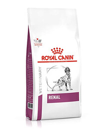 ROYAL CANIN Dog renal 2x2 kg suché krmivo pro psy s chronickým nebo akutním selháním ledvin