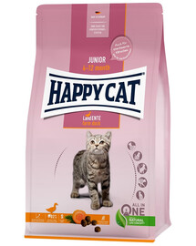 HAPPY CAT Junior Farm Duck Kachna 4 kg bezobilné granule pro koťata