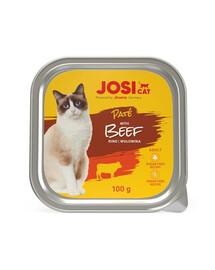 JOSERA JosiCat Hovězí paštika pro kočky 12x100g