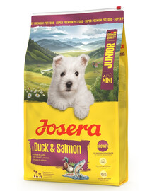 JOSERA Duck and Salmon Junior Mini 2x10 kg pro správný vývoj štěňat malých plemen