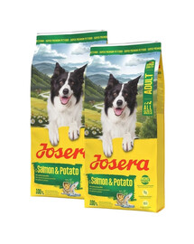 JOSERA Salmon and Potato Adult 2x12,5kg bezobilné krmivo pro psy s citlivým žaludkem