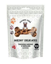 Mięsny Delikates Treserki Królik 80g suszone przysmaki dla psów