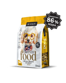 DR MALOU Lyofilizované granule s kuřecím a dýní 1 kg pro psy