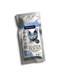 DR MALOU Lyofilizované krmivo Kachna s jehněčím 10 g granule pro kočky