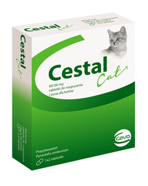 CESTAL Cat Tablety na odčervení pro kočky 2 tab.