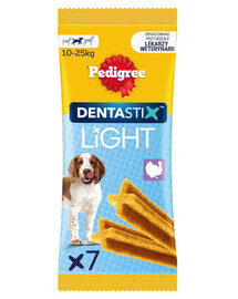 PEDIGREE Dentastix Light Dental Chews M 7 ks. dentální pamlsky pro psy středních plemen