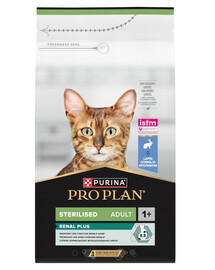 PURINA PRO PLAN Sterilised Renal Plus Bohatá na králíka 1,5 kg granule pro kočky po sterilizaci