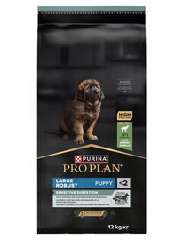 PURINA PRO PLAN Large Robust Puppy Sensitive Digestion s Jehněčím 12 kg granule pro štěňata