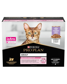 PURINA PRO PLAN Delicate Digestion s krůtou v omáčce Multipack 10x85g mokré krmivo pro kočky s citlivým trávicím systémem