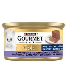GOURMET Gold Mus s jehněčím 85g konzerva pro kočky