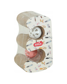 Drapak dla kota CHATOUILLE składana podwójna z piłkami i kocimiętką