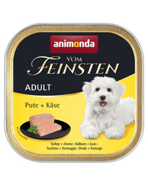 ANIMONDA Vom Feinsten Adult krůta a sýr 150g paštika pro psy