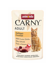 ANIMONDA Carny Adult Pouch Koktajl s kuřecím masem 85g konzerva pro kočky