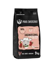 PAKA ZWIERZAKA Jehněčí granule a Šípková Růže pro štěňata L 9 kg