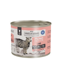 COUNTRY OF ANIMALS Cat Monoprotein Lamb 200g jehněčí, krmivo pro kočky