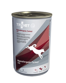 TROVET Hypoallergenic TPD Turkey 400 g mokré krmivo pro psy s krůtím masem
