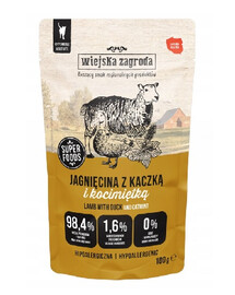 Superfoods Jagnięcina z kaczką i kocimiętką mokra karma dla kota 100 g