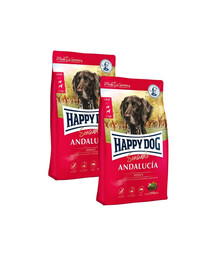 HAPPY DOG Supreme Andalucia Vepřové maso 2x4 kg granule pro psy