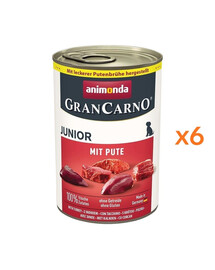 ANIMONDA GranCarno Junior vepřové a krůtí pro štěňata 6x800 g