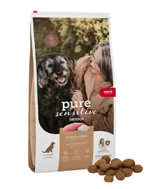 MERA Dog Pure Sensitive Senior Turkey Rice 12,5 kg krůta s rýží, granule pro starší psy