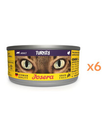 JOSERA Adult Turkey 6x85g mokré krmivo pro kočky s krůtou