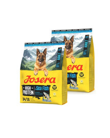 JOSERA krmivo pro psy s vysokým obsahem bílkovin pro dospělé mořské ryby 2x900g