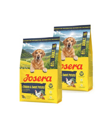 JOSERA Chicken with Sweet Potato Adult 2x3kg bezobilné krmivo pro střední a velká plemena