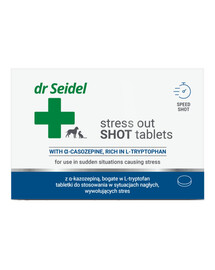 DR SEIDEL Přípravek uklidňující Stress out SHOT tablety pro psy a kočky 10 tablet