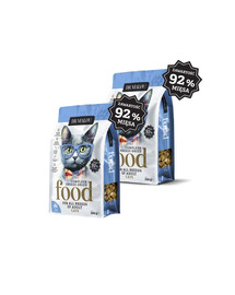 DR MALOU Lyofilizované kachní s jehněčím 2x500g suché krmivo pro kočky