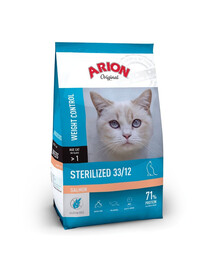 ARION Original Sterilized 33/12 Salmon 300 g losos granule pro kočky po sterilizaci
