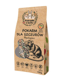 KUCHNIA SZEFA Futrzaki i Spółka krmivo pro potkany 750g