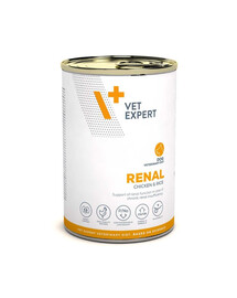 VET EXPERT Veterinary Diet Dog Renal Chicken and Rice 400g kuřecí, krmivo pro psy podporující funkci ledvin