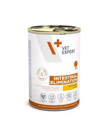 VET EXPERT Veterinary Diet Dog Intestinal Elimination Low Fat 400g krůta, snadno stravitelné krmivo pro psy s poruchami trávení