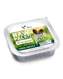 RAW PALEO Pate Duck Mini Adult 150g kachní paštika pro dospělé psy malých plemen
