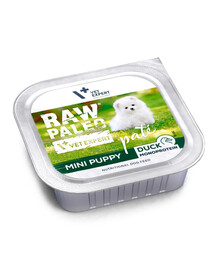 RAW PALEO Pate Duck Mini Puppy 150g kachní paštika pro štěňata malých plemen