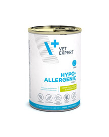 VET EXPERT Veterinary Diet Dog Hypoallergenic Insect 375g hmyz, krmivo pro psy s potravinovými intolerancemi