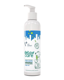 VET EXPER Detox Care Pure White Shampoo 250 ml šampon pro psy a kočky se světlou srstí