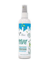VET EXPER Detox Care Pure White Conditioner 150 ml bezoplachový kondicionér pro psy a kočky se světlou srstí