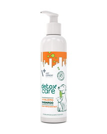 VET EXPERT Detox Care Vitalizing Shampoo 250 ml šampon pro psy a kočky, i s matnou srstí