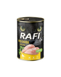 RAFI Cat Adult s kuřetem 400 g konzerva pro kočky