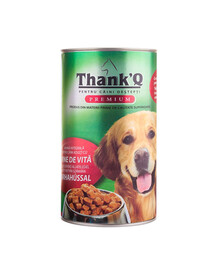 THANK'Q s hovězím masem 1240 g konzerva pro psy