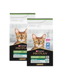 PURINA PRO PLAN Sterilised Renal Plus Bohatá na králíka 2x1,5 kg krmivo pro kočky po sterilizaci